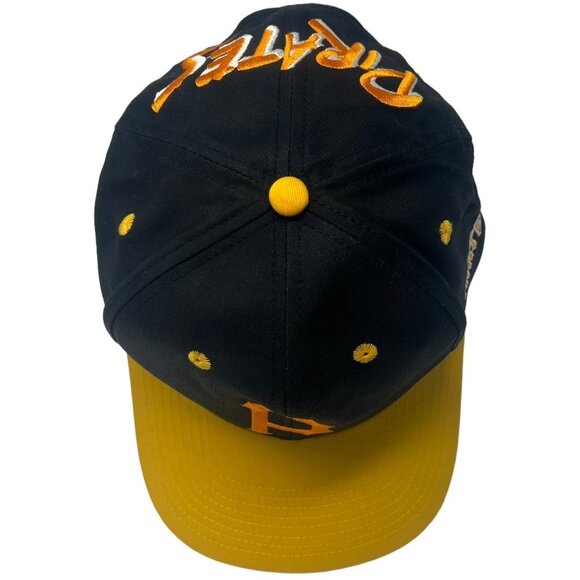 Pittsburgh Pirates Twins Enterprise All Over Logo Snapback Hat Cap MLB Retro 90s - Picture 7 of 10